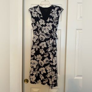 Banana Republic faux wrap floral dress. 2 petite.